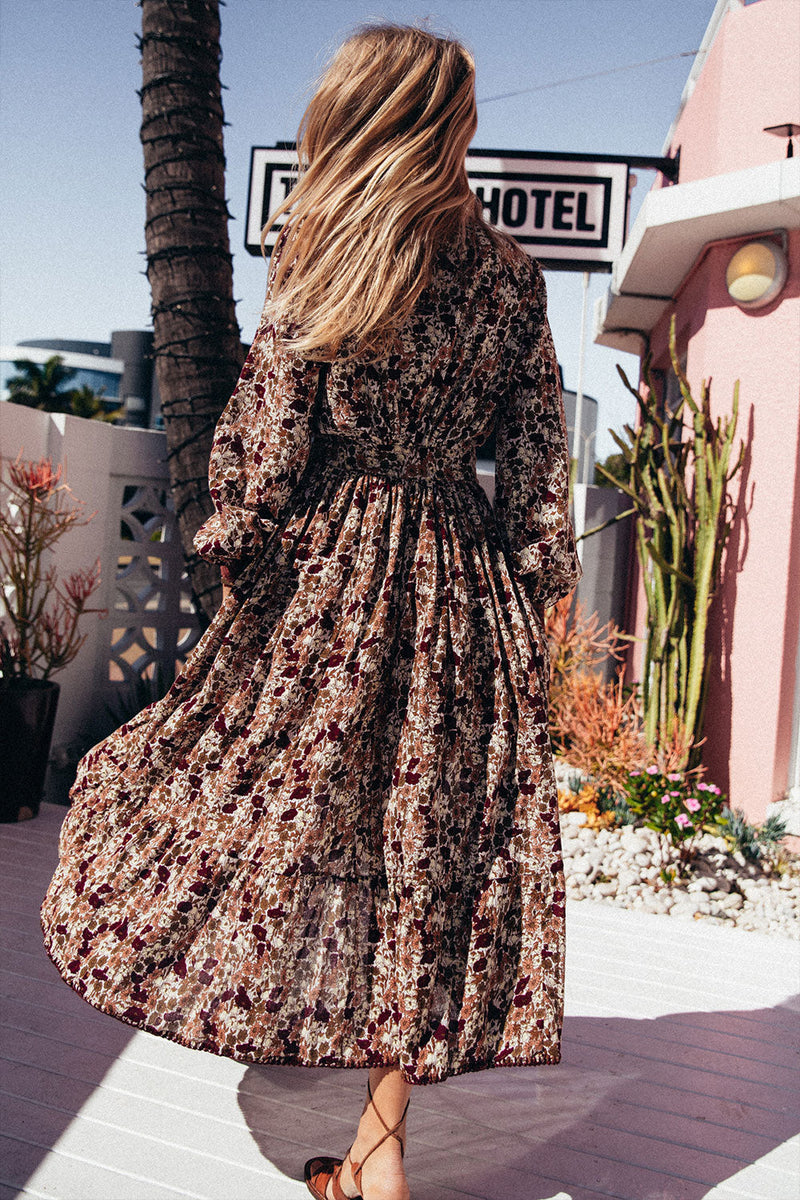 Izabella Duster Dress- Port Bloom - Chasing Unicorns