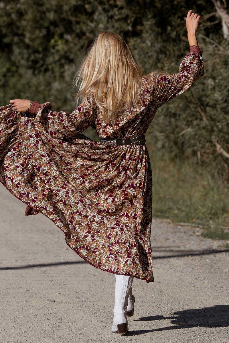 Izabella Duster Dress- Port Bloom - Chasing Unicorns