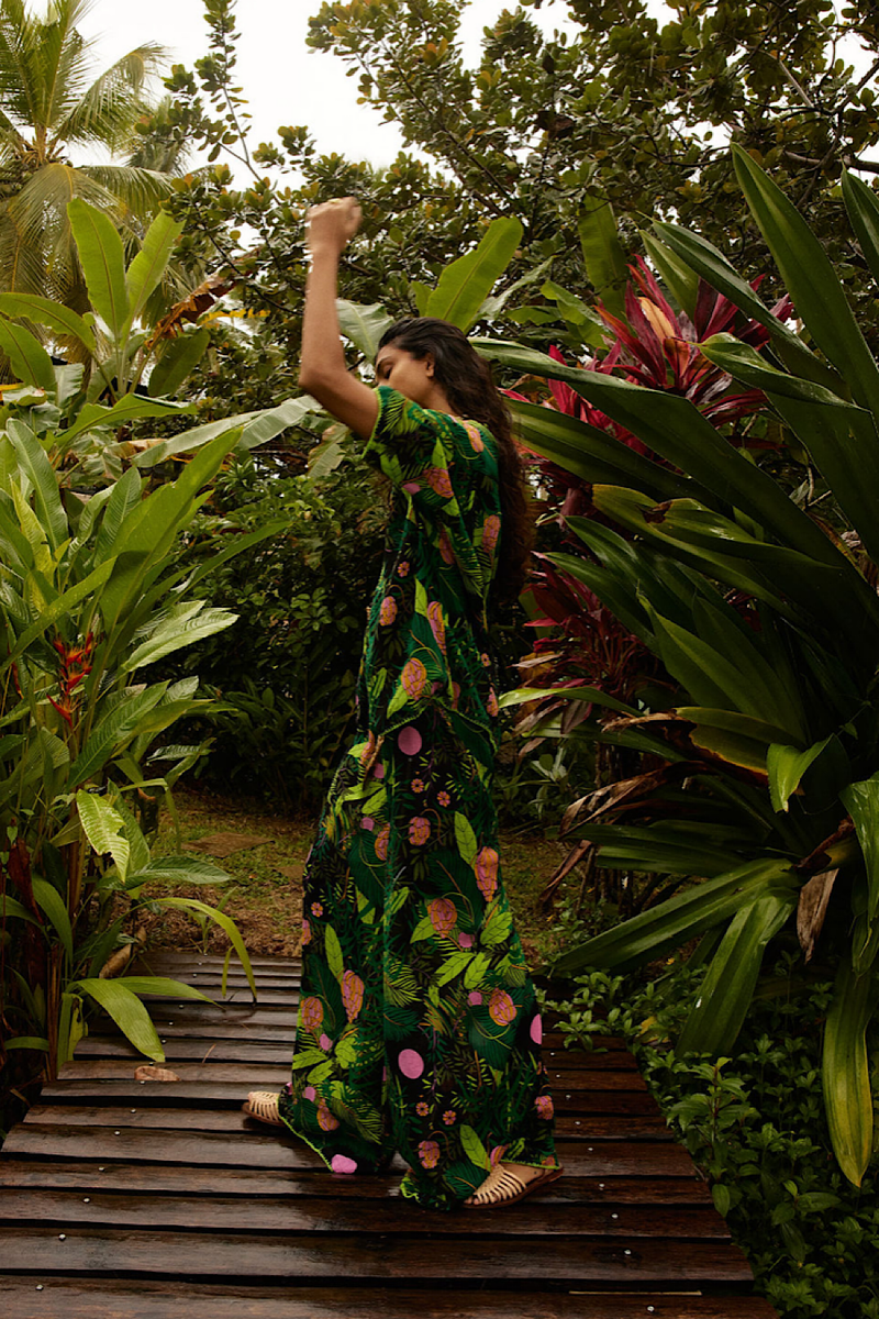 Jungle Cotton Gauze Palazzo Pants - Chasing Unicorns