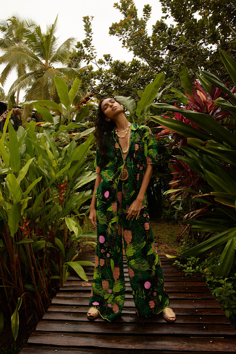 Jungle Cotton Gauze Palazzo Pants - Chasing Unicorns