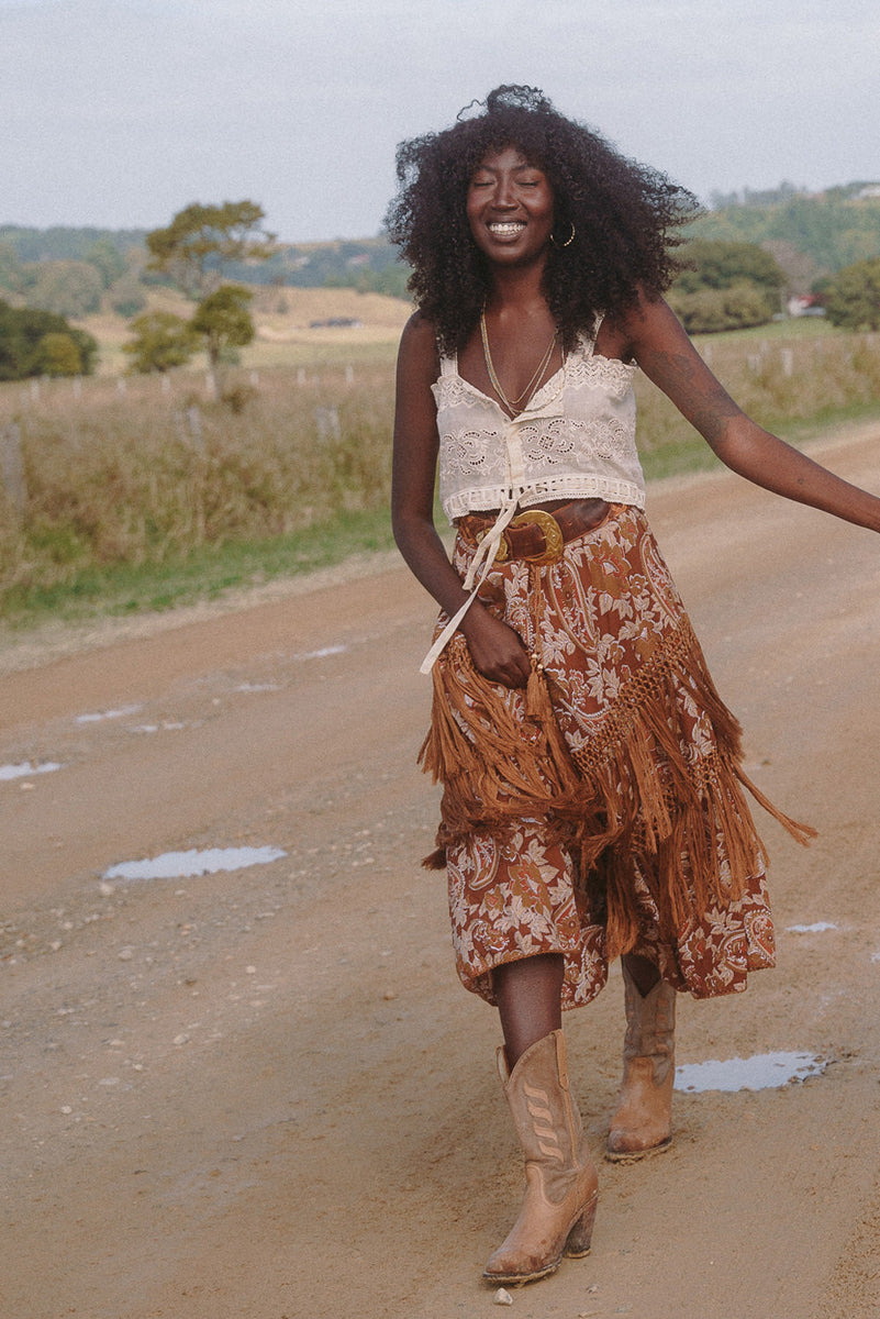 Magic Streets Embroidered Camisole - Chasing Unicorns
