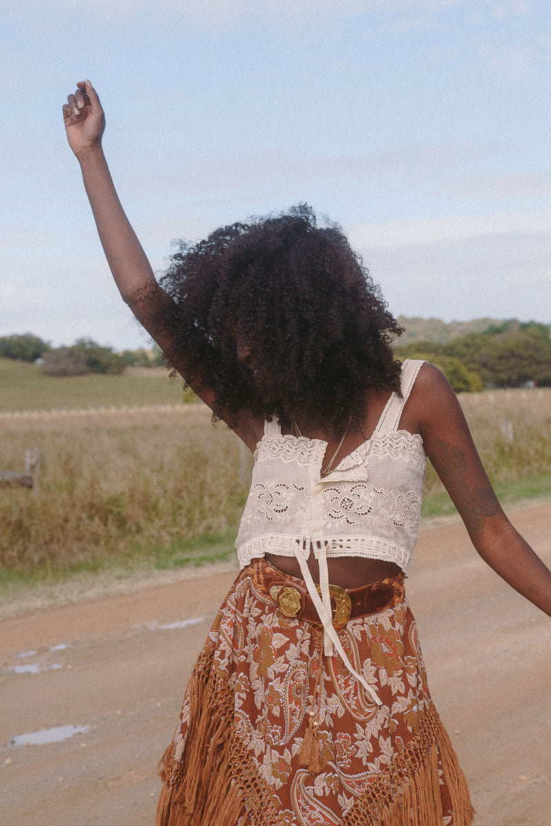 Magic Streets Embroidered Camisole - Chasing Unicorns