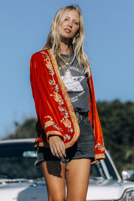 Midnight Rambler Velvet Jacket