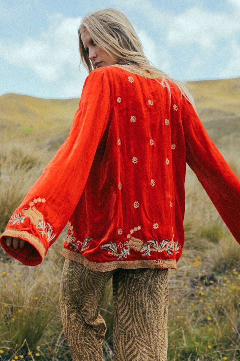 Midnight Rambler Velvet Jacket - Chasing Unicorns