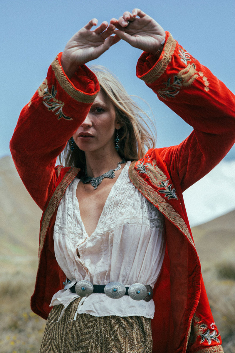 Midnight Rambler Velvet Jacket - Chasing Unicorns