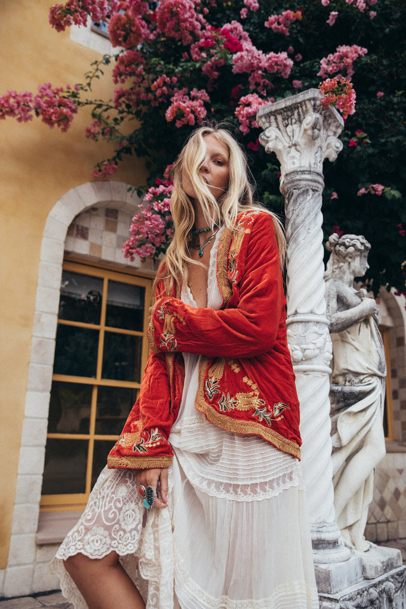 Midnight Rambler Velvet Jacket - Chasing Unicorns