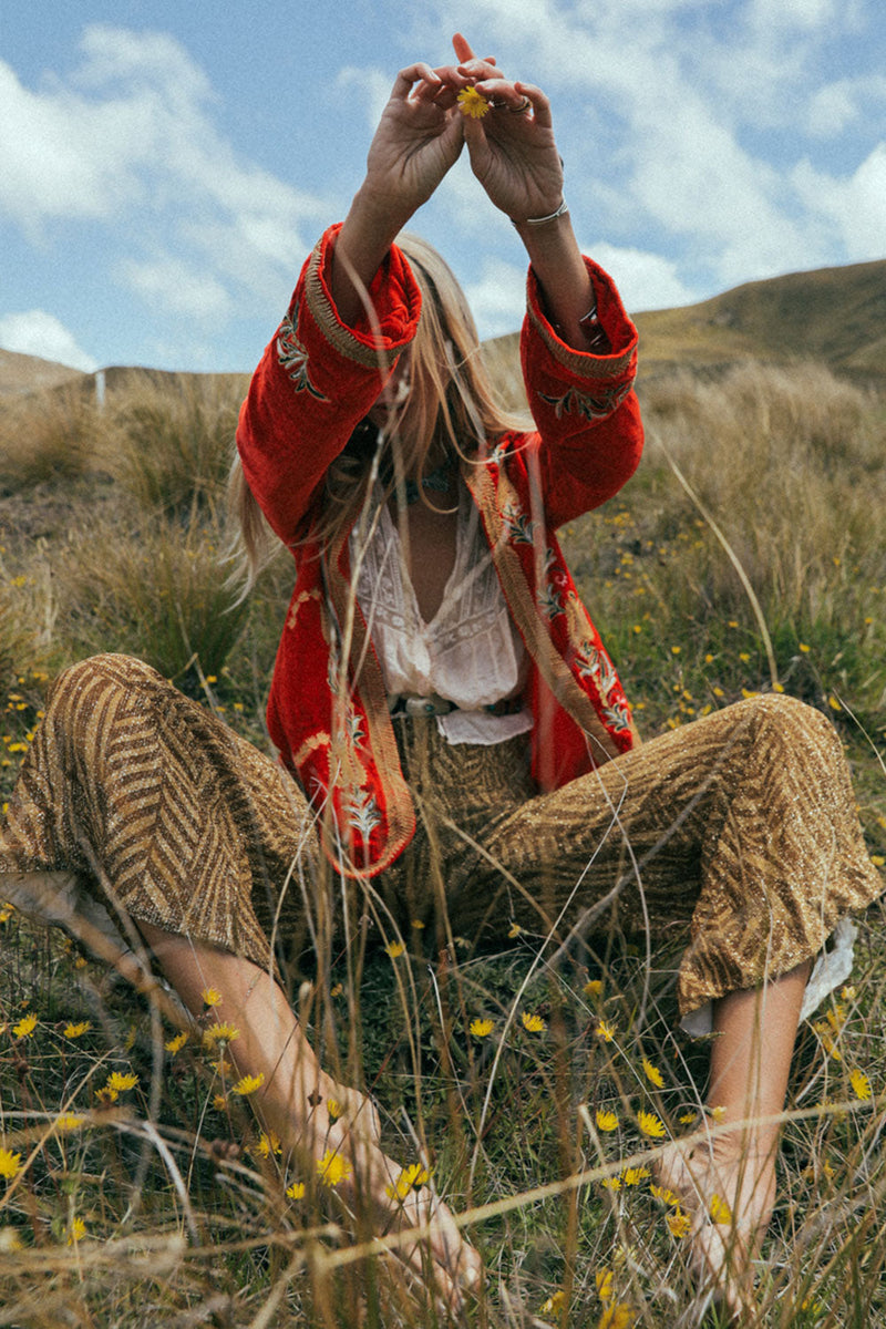 Midnight Rambler Velvet Jacket - Chasing Unicorns