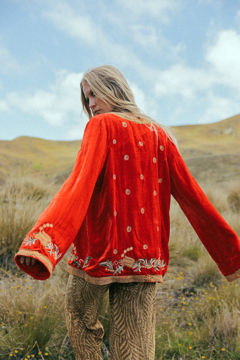 Midnight Rambler Velvet Jacket - Chasing Unicorns