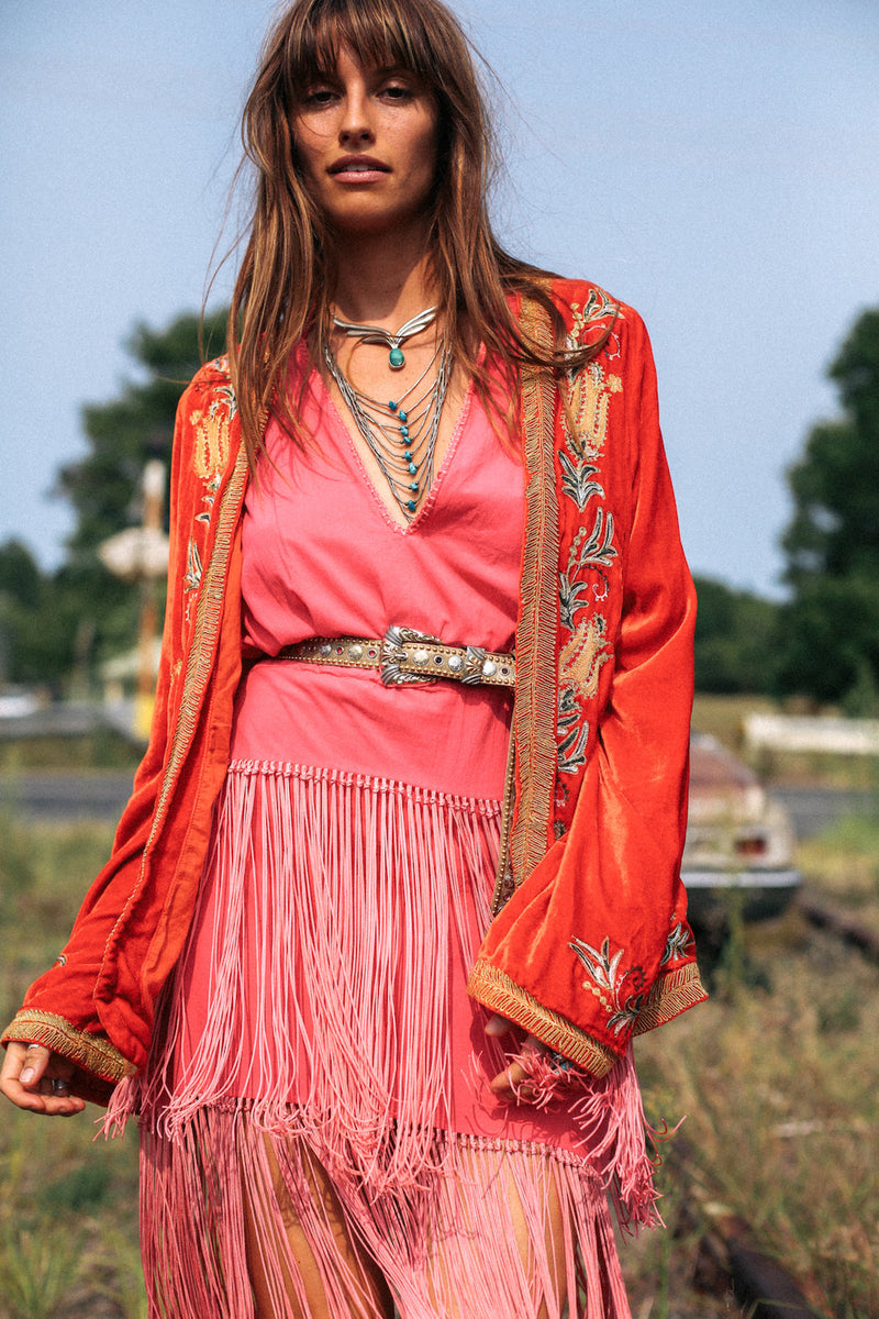 Midnight Rambler Velvet Jacket - Chasing Unicorns