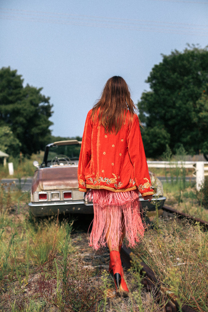 Midnight Rambler Velvet Jacket - Chasing Unicorns