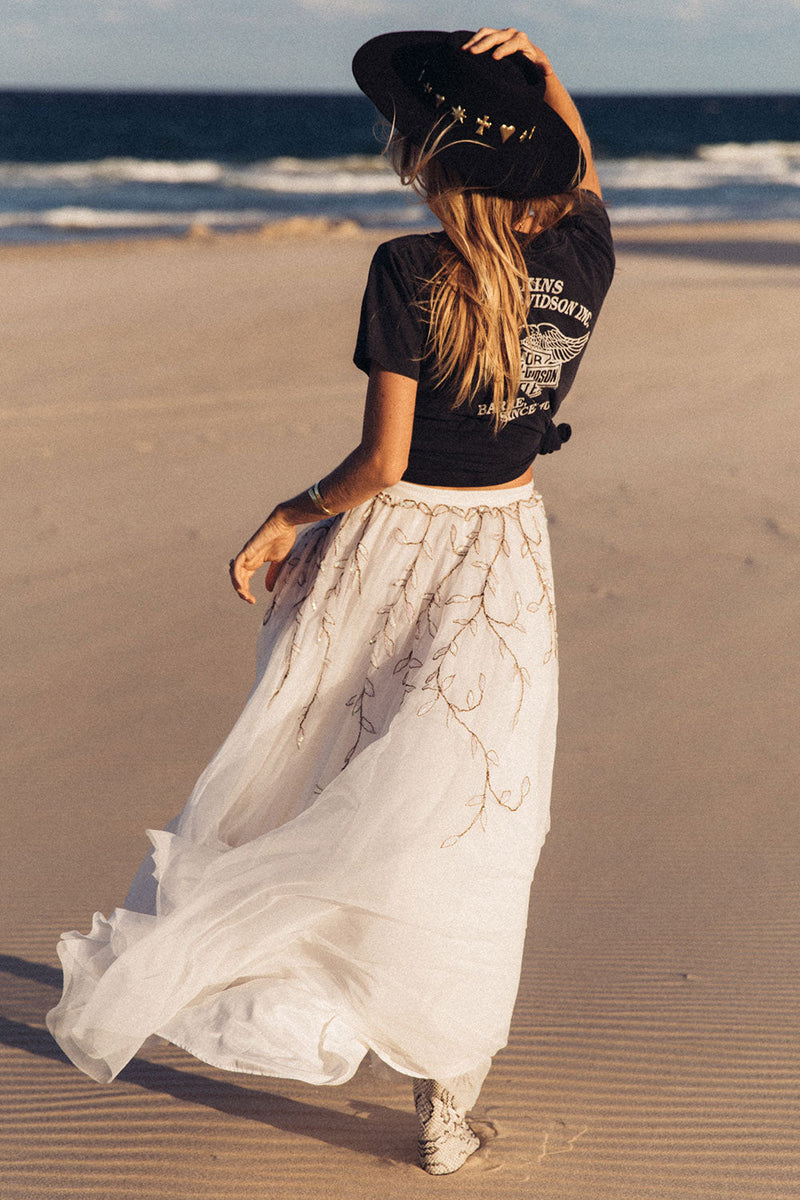 Moonlight Mile Tulle And Embroidered Skirt Sample - Chasing Unicorns