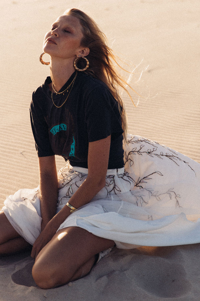 Moonlight Mile Tulle And Embroidered Skirt Sample - Chasing Unicorns