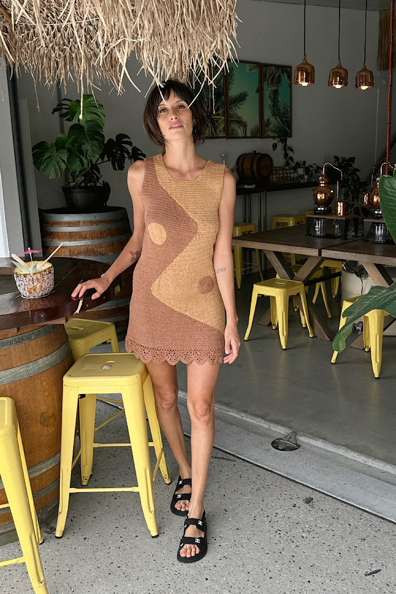 NEW Black Summer Hand Crochet Mini Dress - Chasing Unicorns