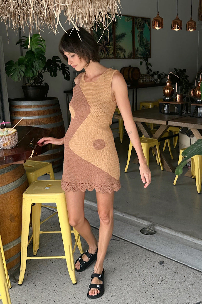 NEW Black Summer Hand Crochet Mini Dress - Chasing Unicorns