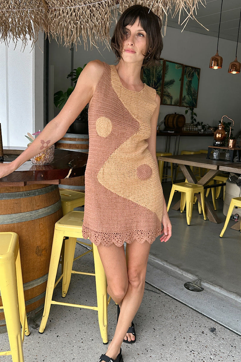 NEW Black Summer Hand Crochet Mini Dress - Chasing Unicorns