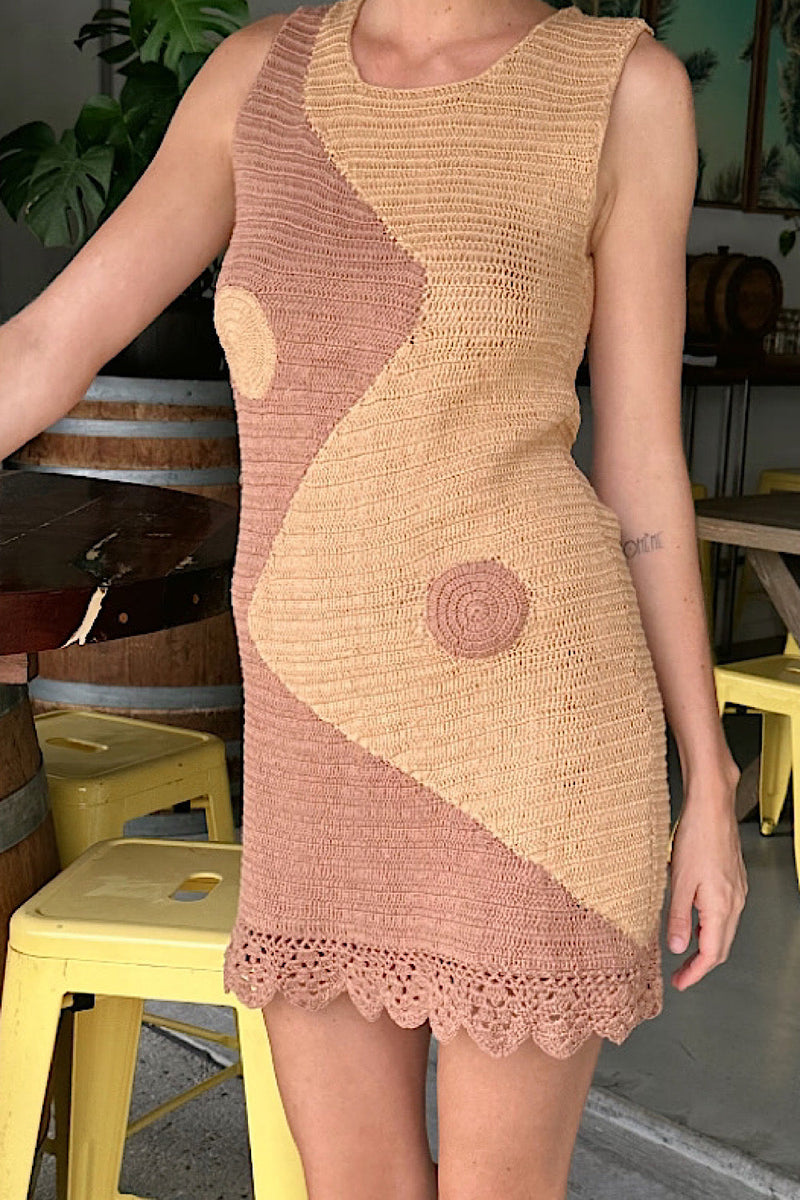 NEW Black Summer Hand Crochet Mini Dress - Chasing Unicorns