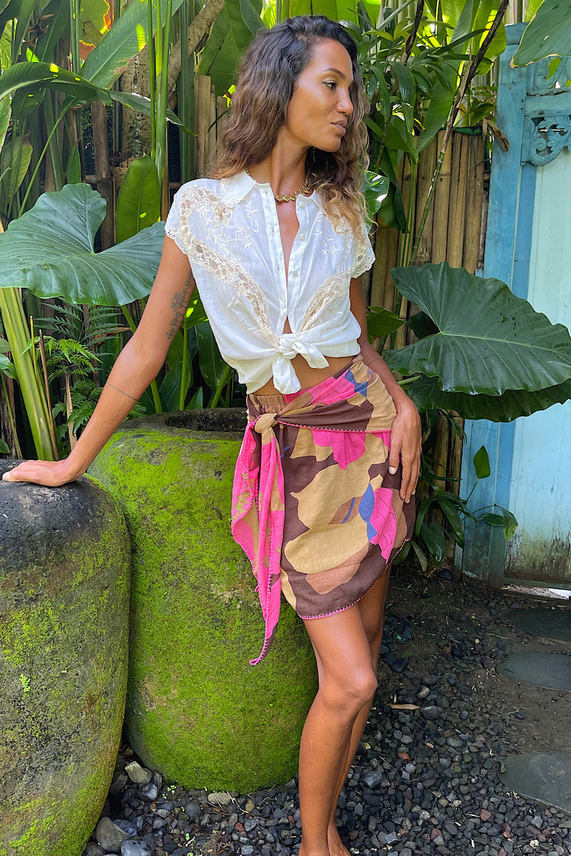 NEW Cotton And Lace Western Blouse - Chasing Unicorns