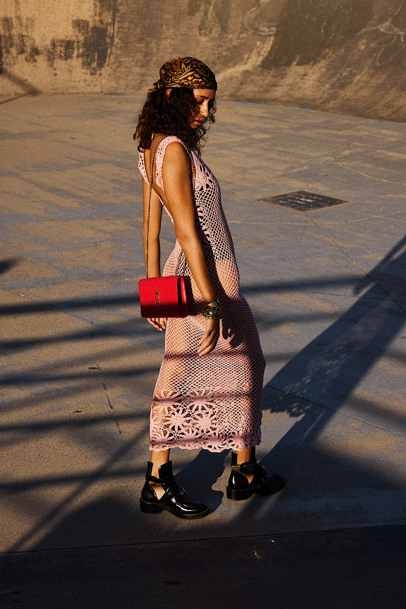 NEW Crochet Sleeveless Maxi Dress - Chasing Unicorns