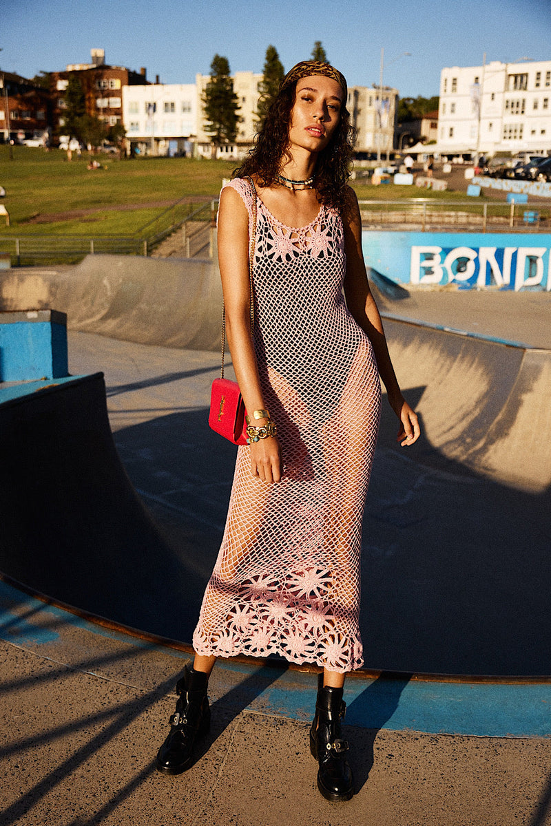 NEW Crochet Sleeveless Maxi Dress - Chasing Unicorns