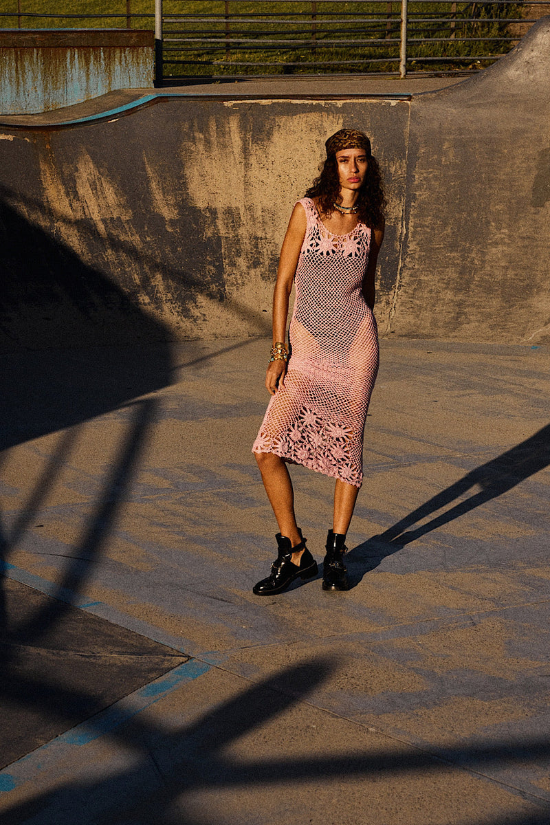 NEW Crochet Sleeveless Maxi Dress - Chasing Unicorns