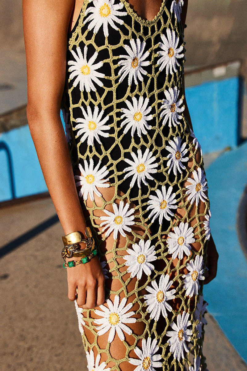 NEW Daisy Jane Crochet Sleeveless Maxi Dress - Chasing Unicorns