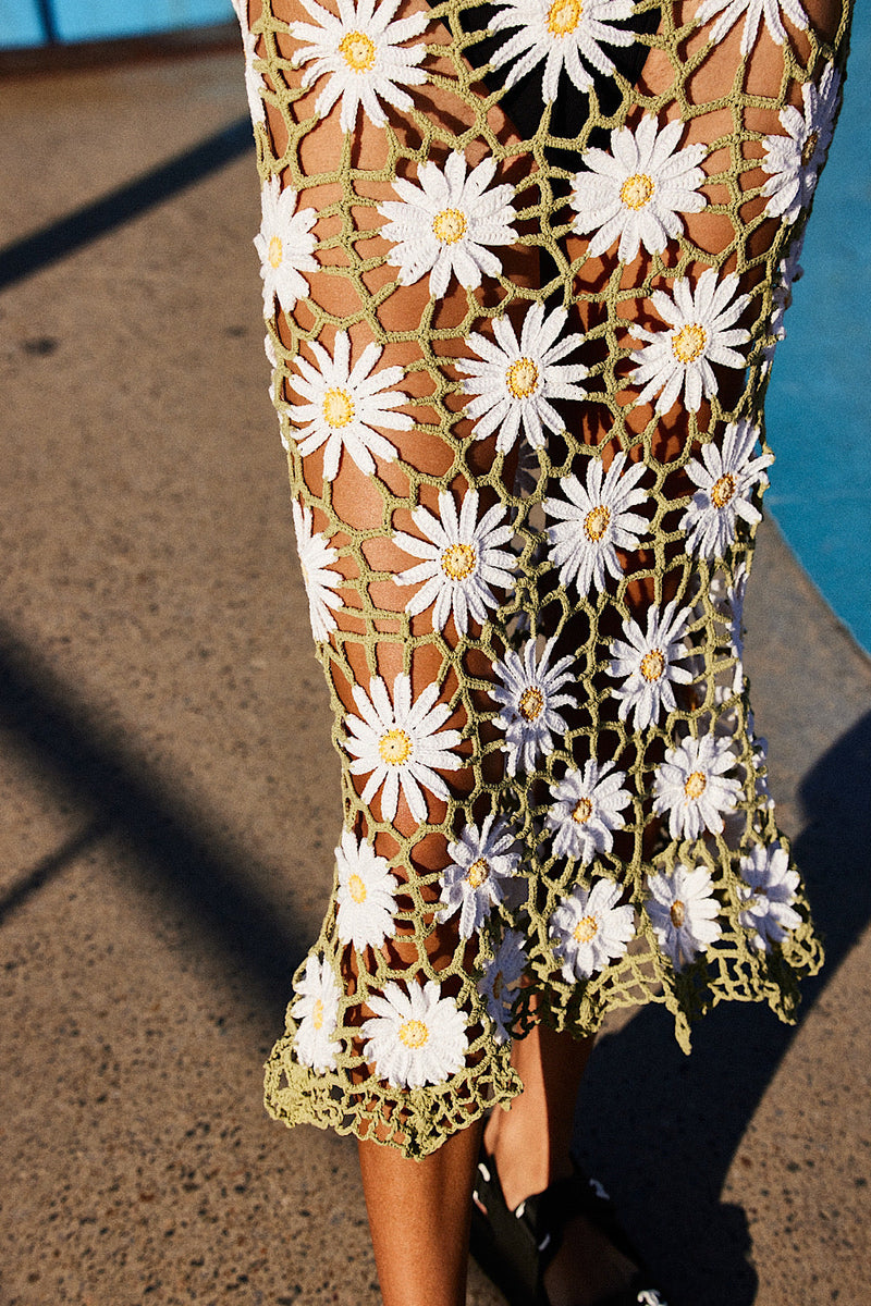 NEW Daisy Jane Crochet Sleeveless Maxi Dress - Chasing Unicorns