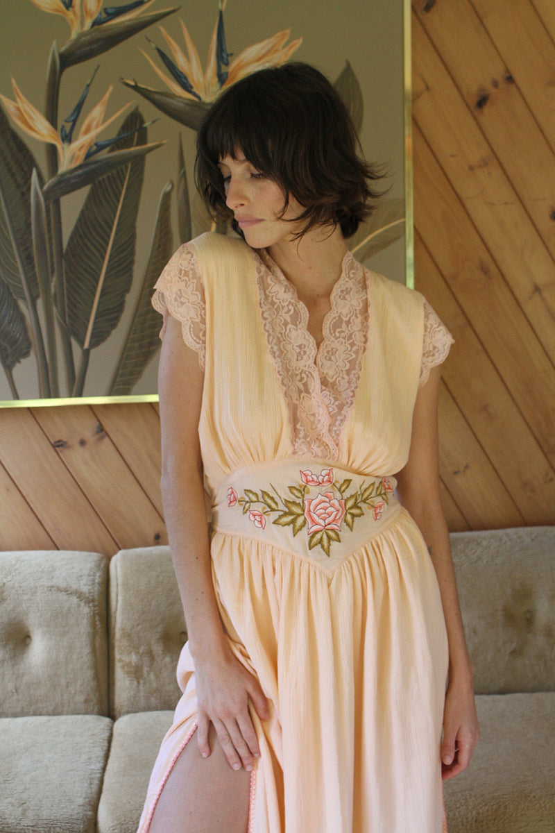 NEW Lace Embroidered Maxi Dress - Chasing Unicorns