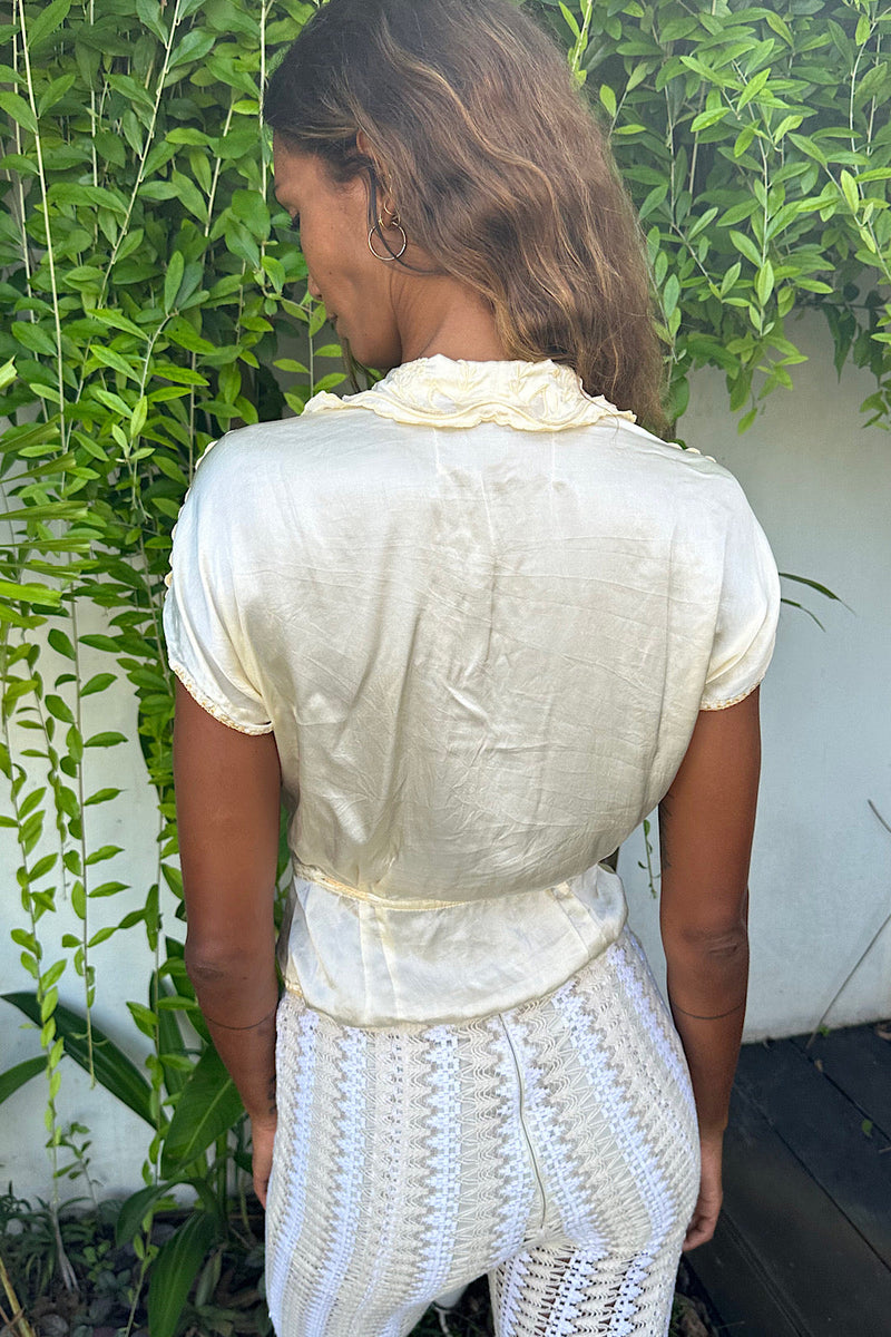 NEW Silk Satin Blouse - Chasing Unicorns