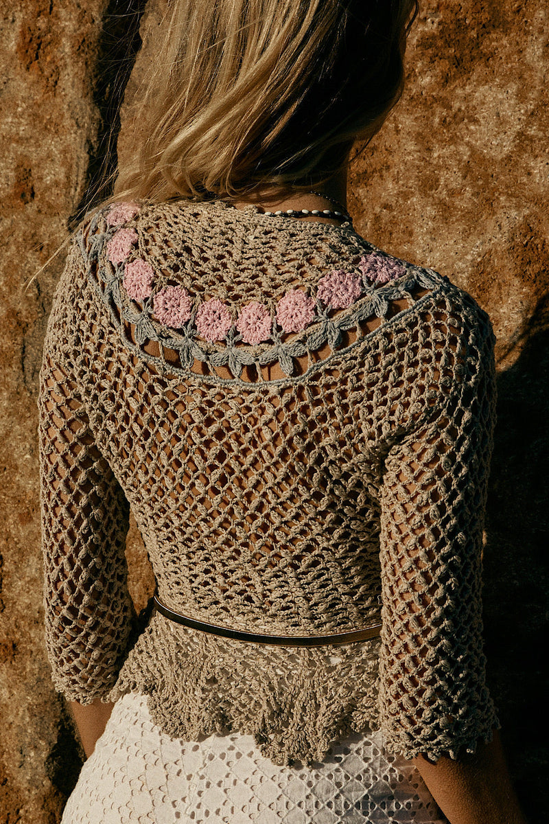 One Kind Favour Hand Crochet Jumper - Chasing Unicorns