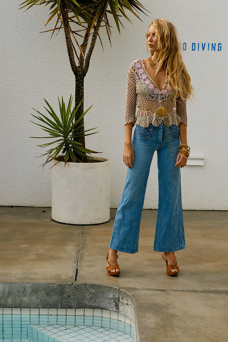 One Kind Favour Hand Crochet Jumper - Chasing Unicorns