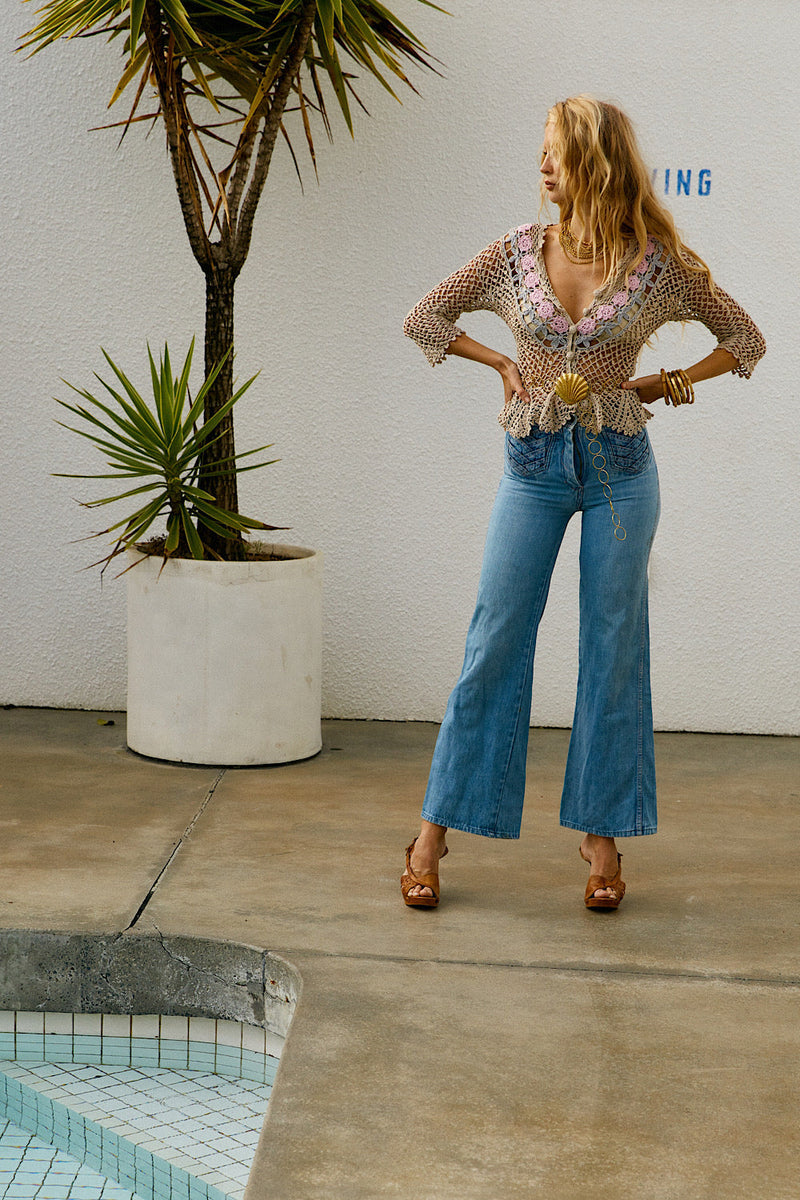 One Kind Favour Hand Crochet Jumper - Chasing Unicorns