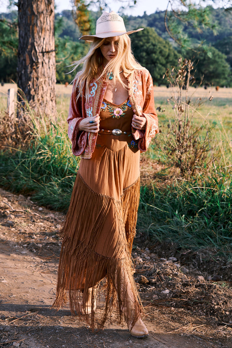 Revolution Velvet Jacket- Desert Rose - Chasing Unicorns