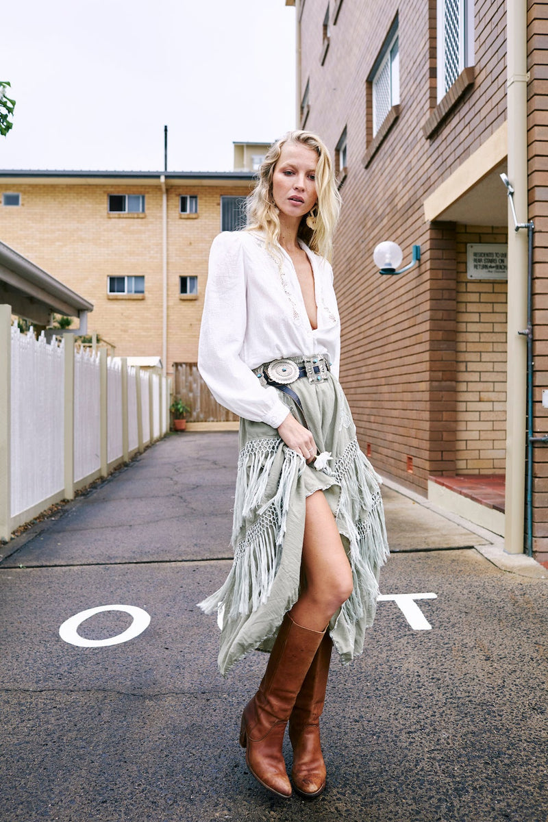 Rocky Mountain Way Blouse - Chasing Unicorns