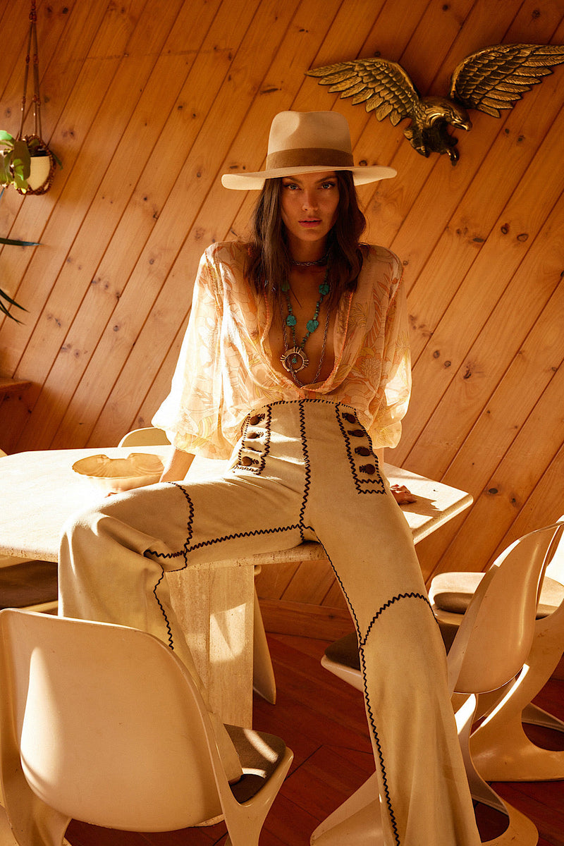 Say It Again Silk Pleated Blouse - Chasing Unicorns