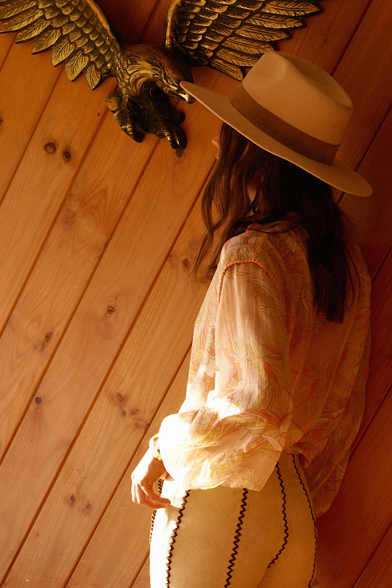 Say It Again Silk Pleated Blouse - Chasing Unicorns