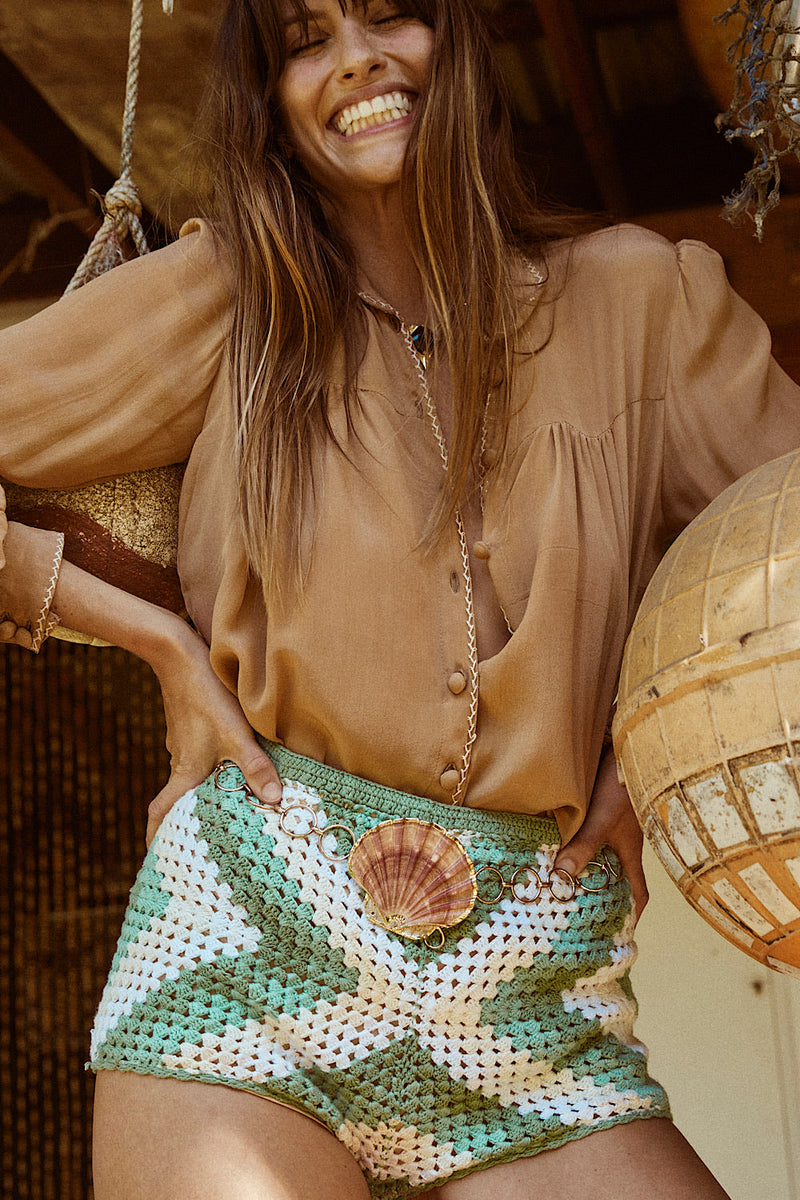 Scallop Shell Chain Belt - Chasing Unicorns