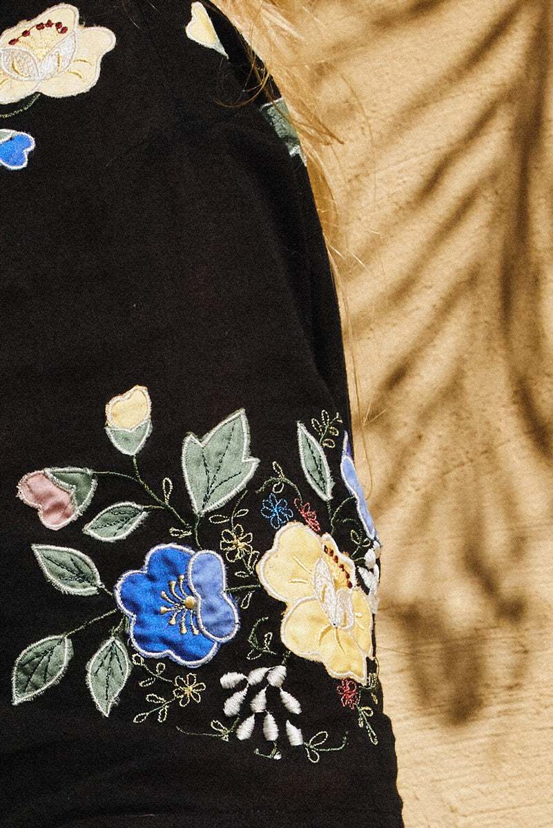 She Rides Wild Horses Cotton Appliqué Oversized shirt - Chasing Unicorns