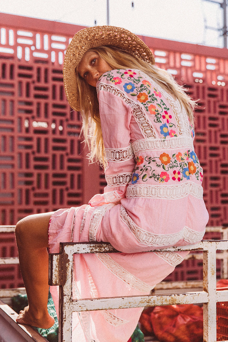 South Of The Border Mexican Maxi Dress - Chasing Unicorns