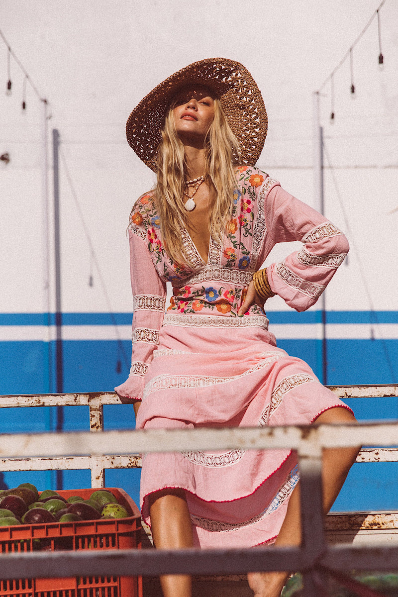 South Of The Border Mexican Maxi Dress - Chasing Unicorns