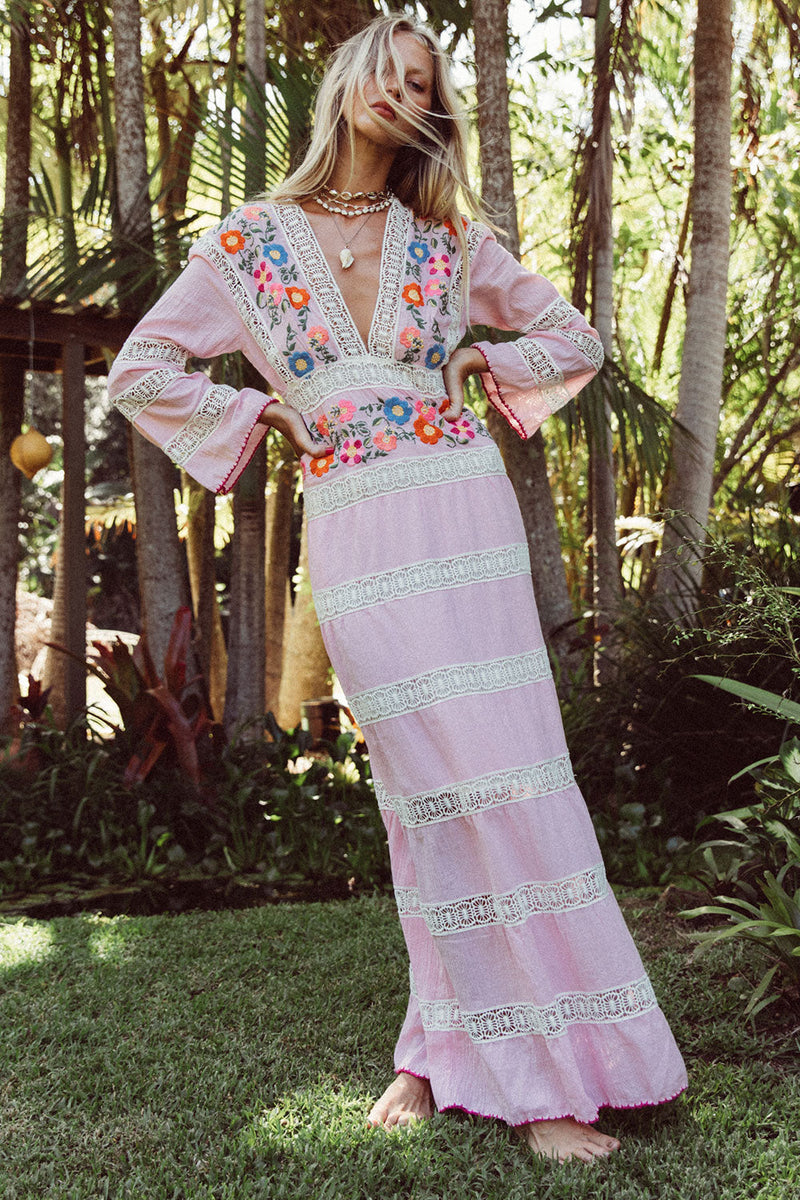 South Of The Border Mexican Maxi Dress - Chasing Unicorns