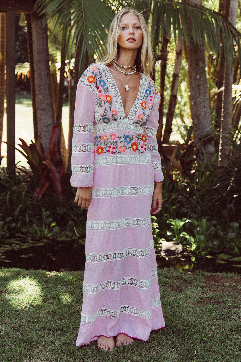South Of The Border Mexican Maxi Dress - Chasing Unicorns