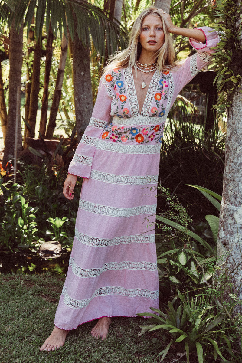 South Of The Border Mexican Maxi Dress - Chasing Unicorns