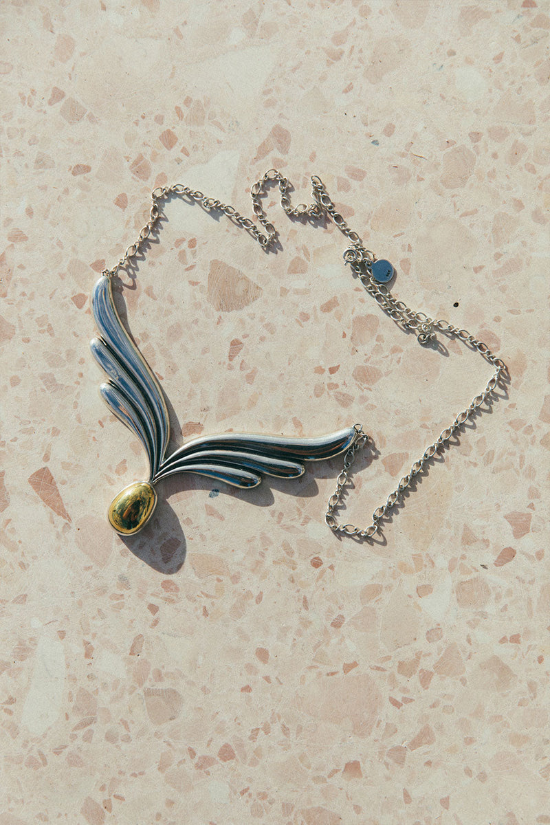 Sterling Silver Wings Necklace - Chasing Unicorns