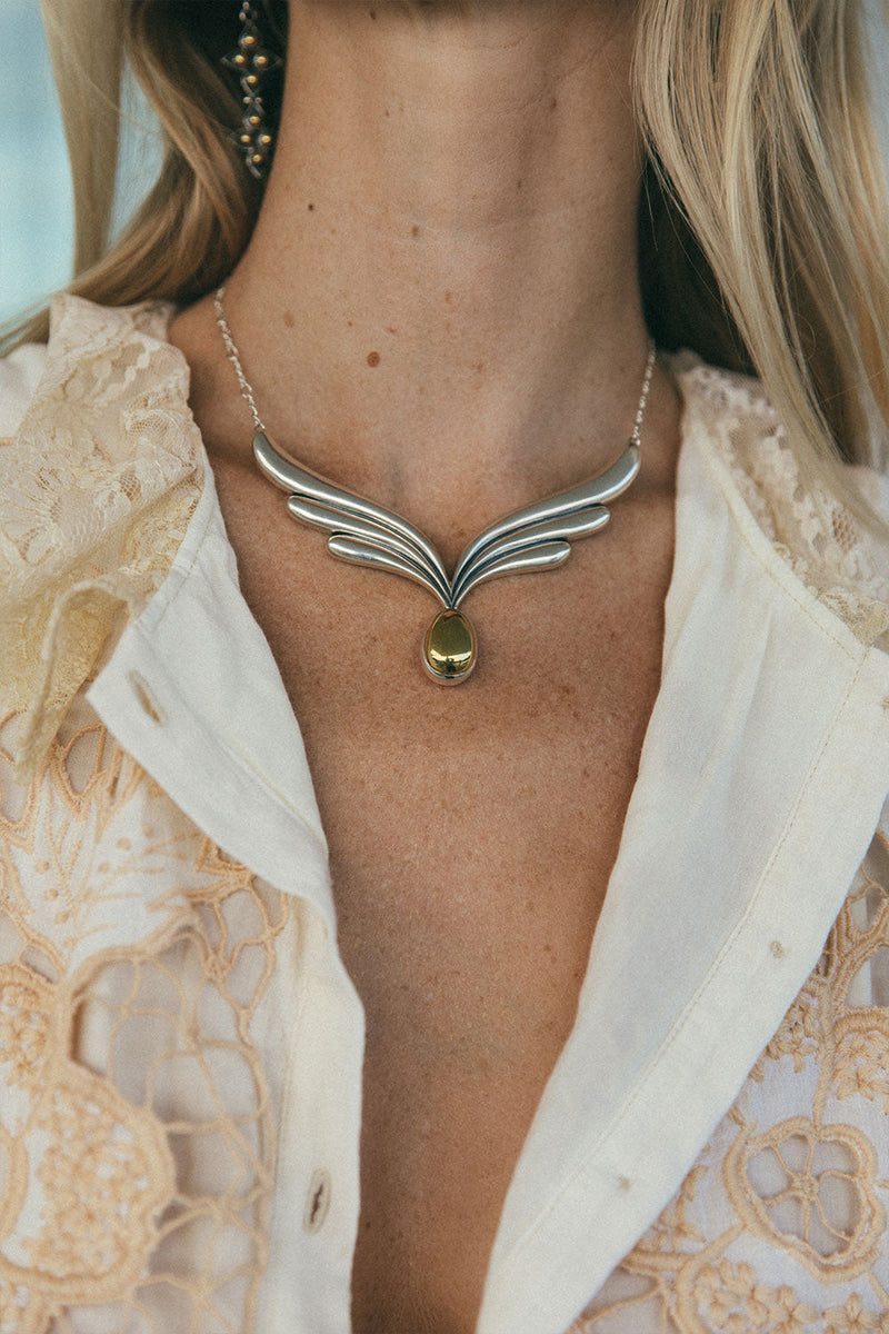 Sterling Silver Wings Necklace - Chasing Unicorns