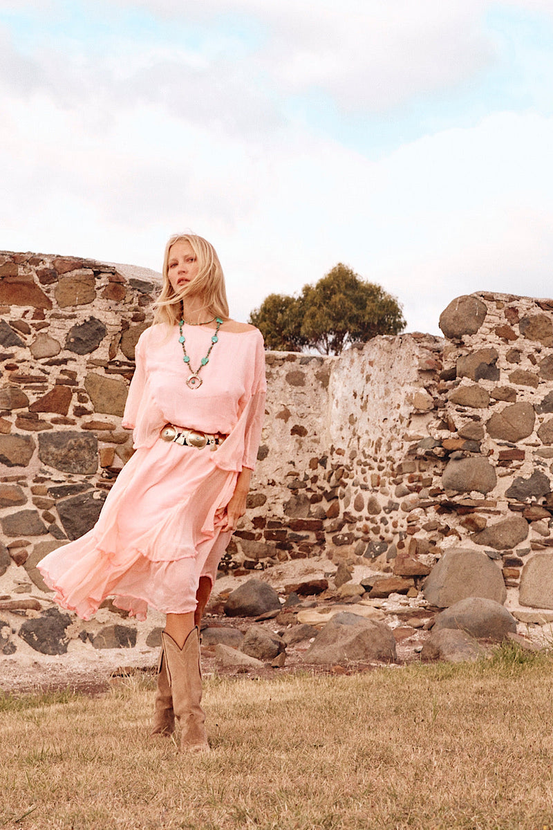 Sweet Surrender Silk Chiffon Set - Chasing Unicorns