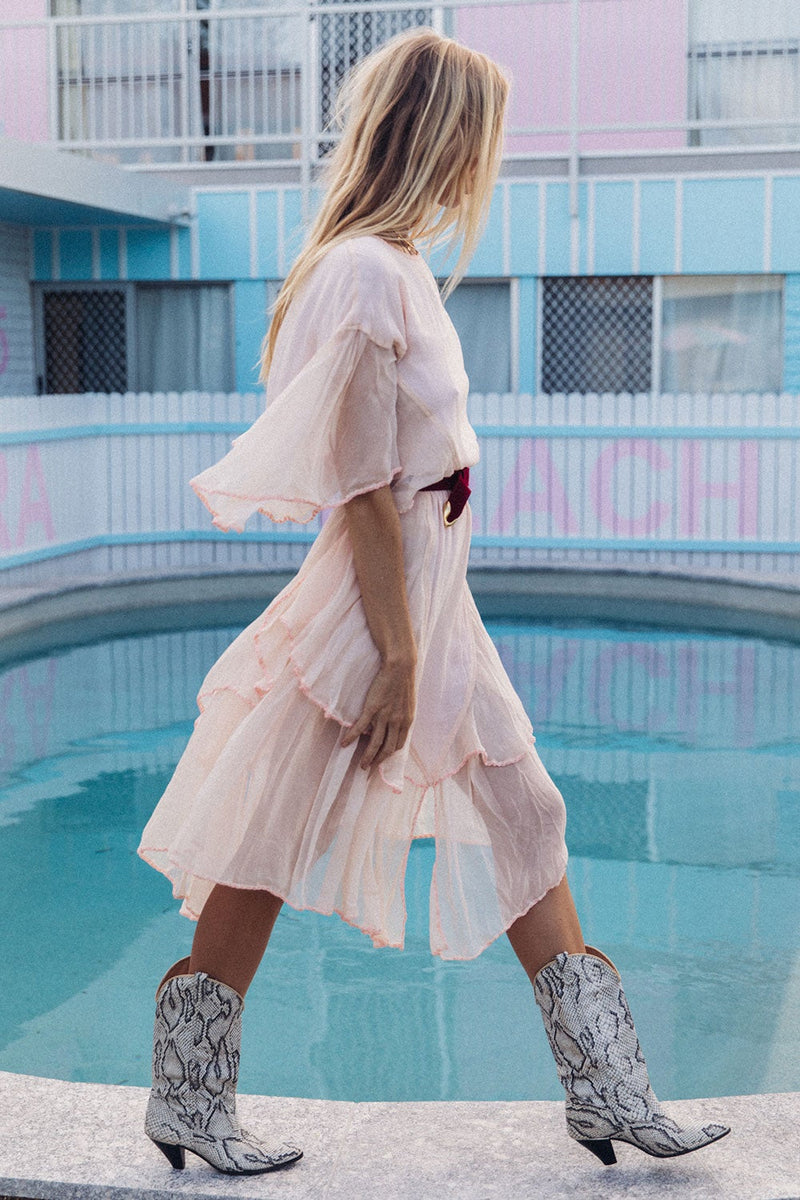 Sweet Surrender Silk Chiffon Set - Chasing Unicorns