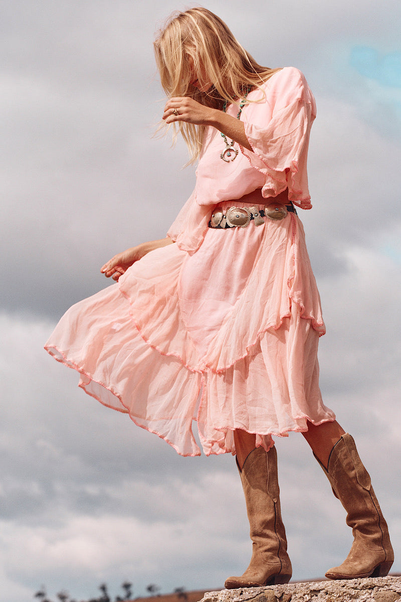 Sweet Surrender Silk Chiffon Set - Chasing Unicorns