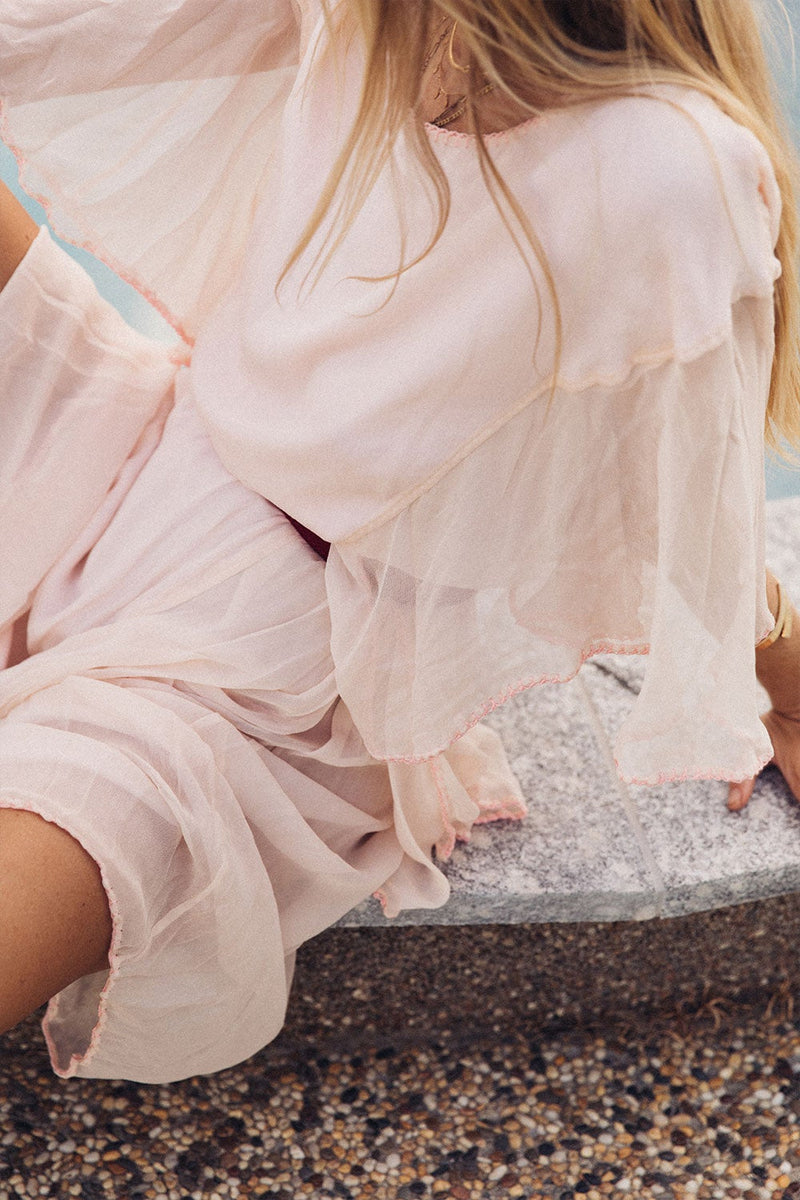 Sweet Surrender Silk Chiffon Set - Chasing Unicorns