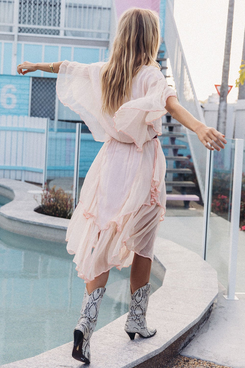 Sweet Surrender Silk Chiffon Set - Chasing Unicorns