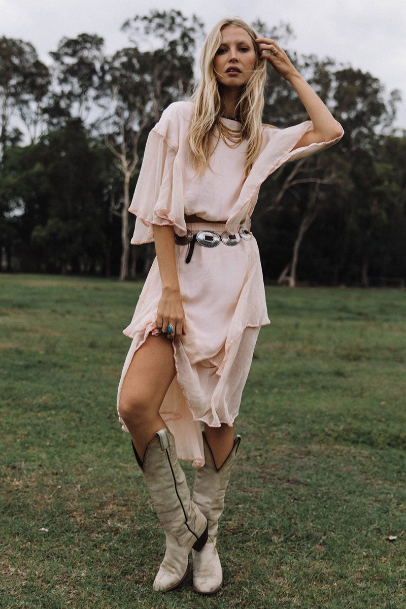 Sweet Surrender Silk Chiffon Set - Chasing Unicorns